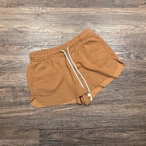 Wild Fable Tan Athletic Shorts Elastic Waist